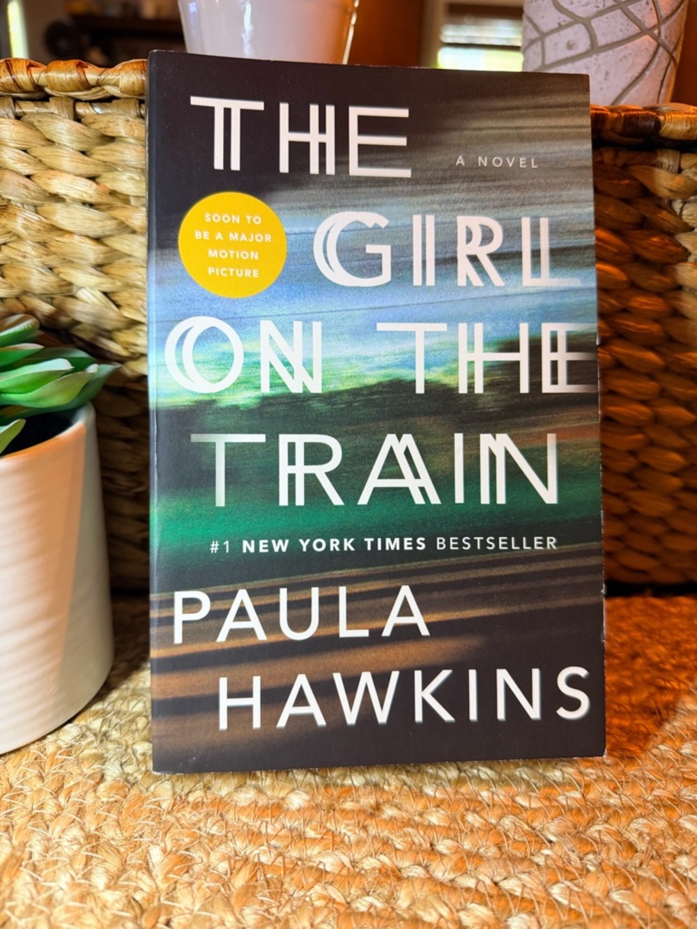 "The Girl on the Train" – Paperback Novel by Paula Hawkins